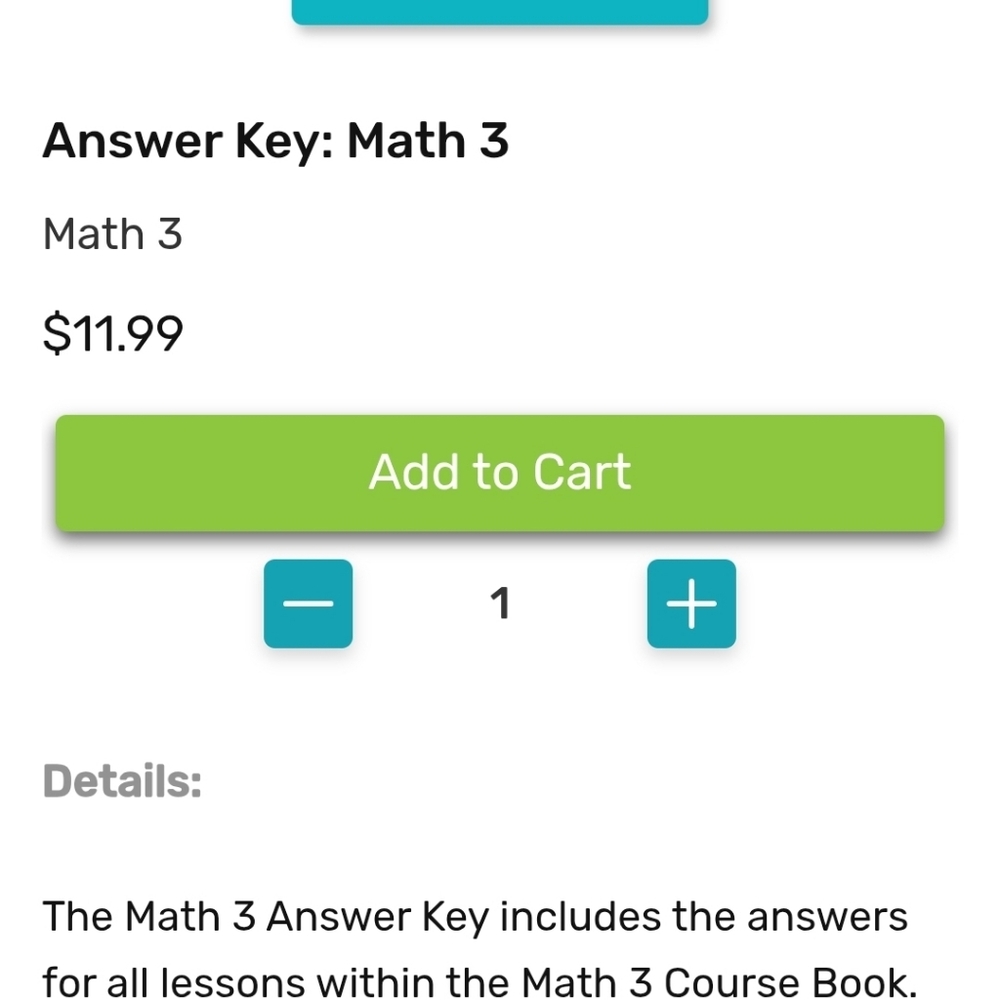 Good And Beautiful Math 3 Key & Box - Picture 10 of 10